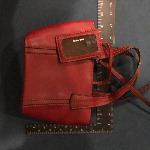 NWOT Beautiful Red Nine West Mini Bag - Picture 7 of 7